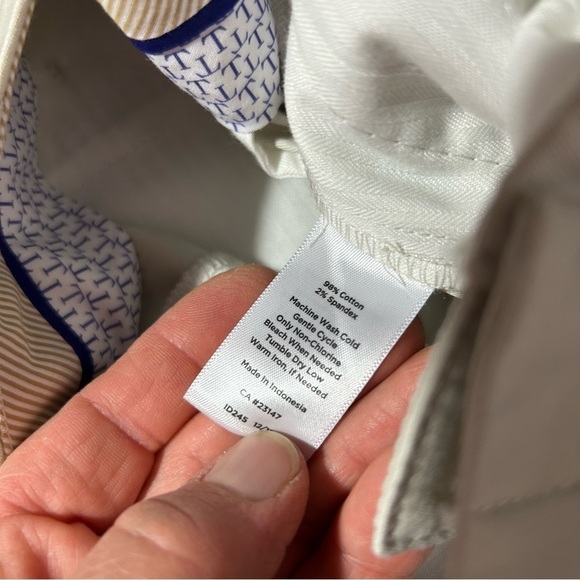 New Talbots Petite Chelsea Capri Crop Pants Size 12P Tan BNWT - Picture 5 of 6